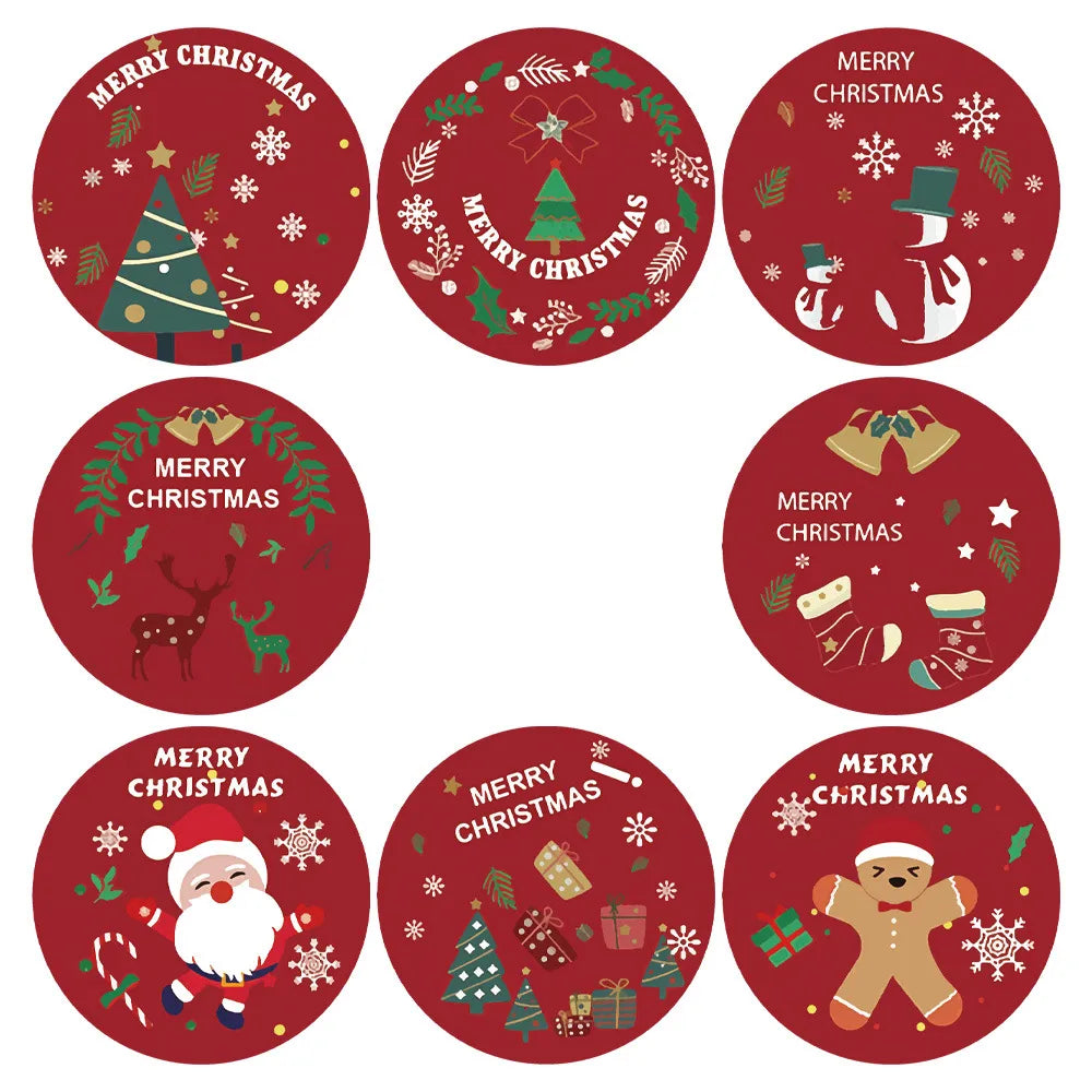 DCore Seven™  2023 Holiday Stickers Christmas Theme