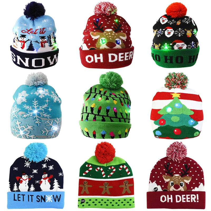 DCore Seven™  LED Christmas Beanies