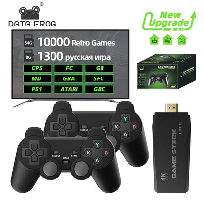 Wireless DATA FROG Retro Video Game Stick Console