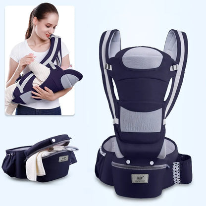 DCore Seven™ Kangaroo Mom 0-36M Ergonomic Baby & Hip Seat Carrier