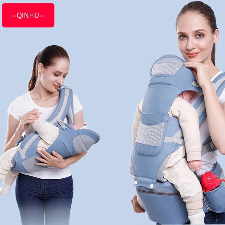 DCore Seven™ Kangaroo Mom 0-36M Ergonomic Baby & Hip Seat Carrier