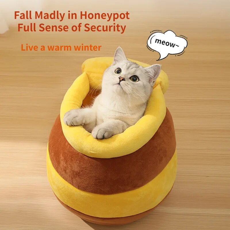 Honey Pot Cat Bed House DCore Seven