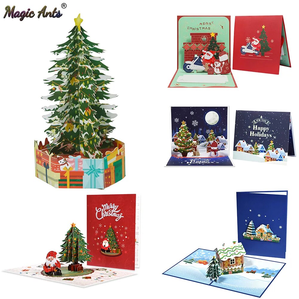 Winter Gift Pop-Up Cards