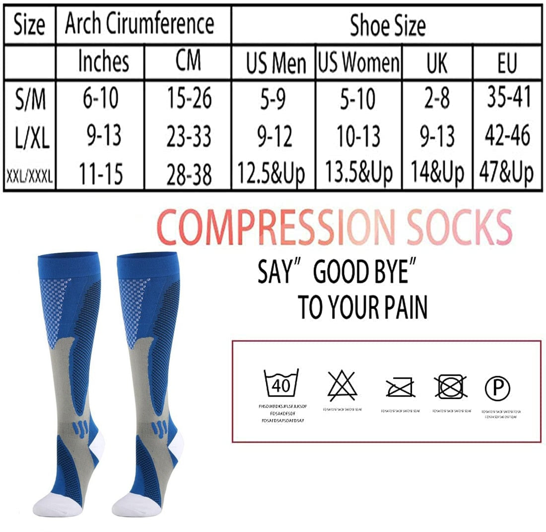 DCore Seven™  3 Pairs Compression Socks